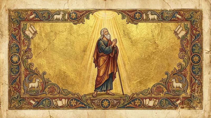 Ilustração do personagem bíblico Abraão