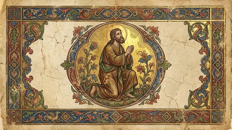 Ilustração do personagem bíblico Adão