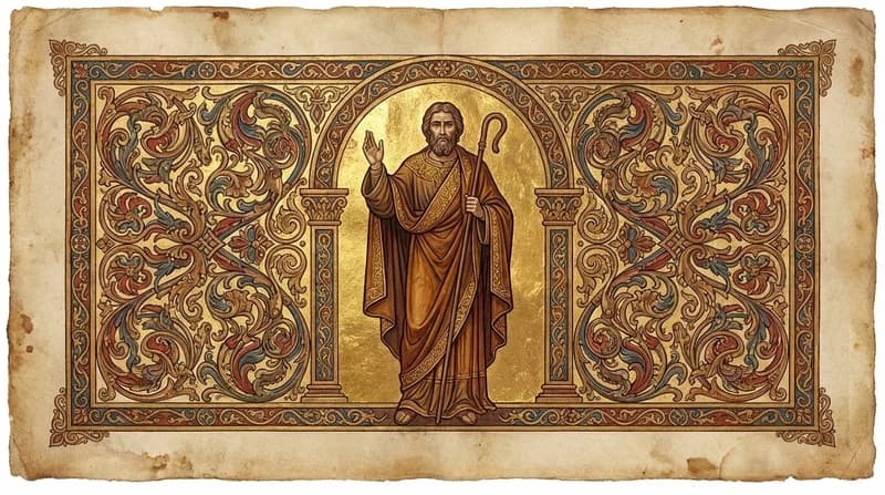 Ilustração do personagem bíblico Adbeel