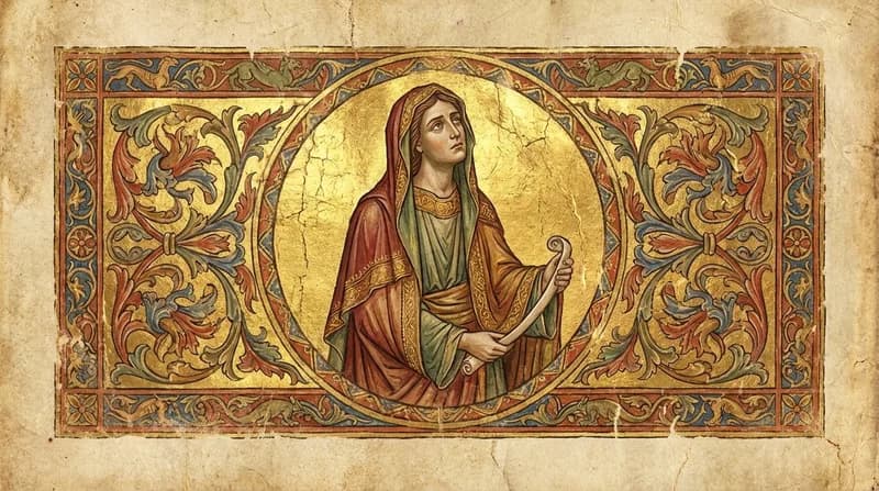 Ilustração do personagem bíblico Alva