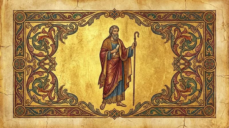 Ilustração do personagem bíblico Asbel