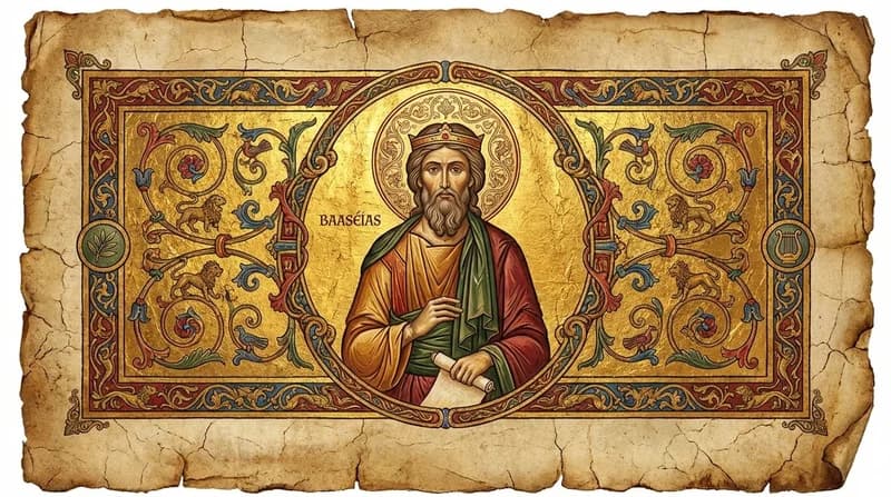 Ilustração do personagem bíblico Baaséias