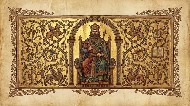 Ilustração do personagem bíblico Baltasar