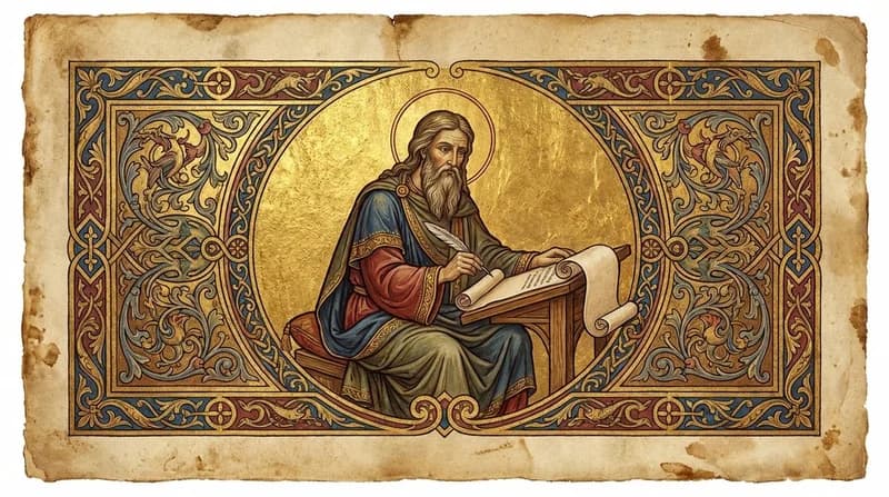 Ilustração do personagem bíblico Baruque