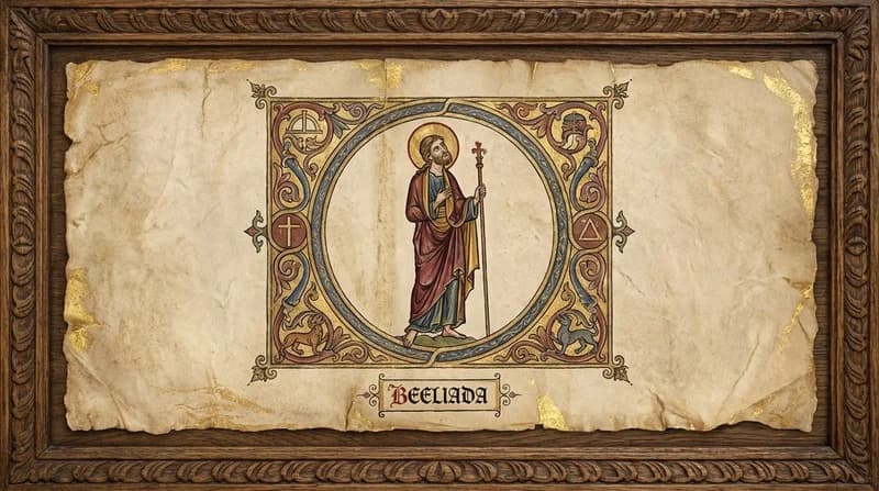 Ilustração do personagem bíblico Beeliada