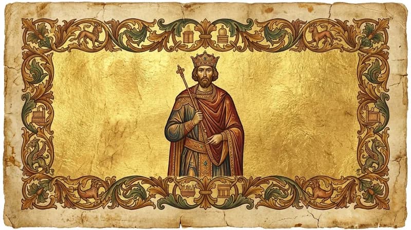 Ilustração do personagem bíblico Benaia