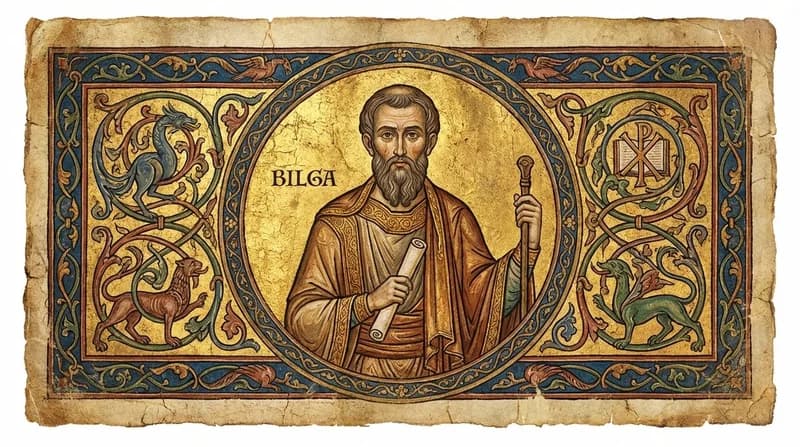 Ilustração do personagem bíblico Bilga