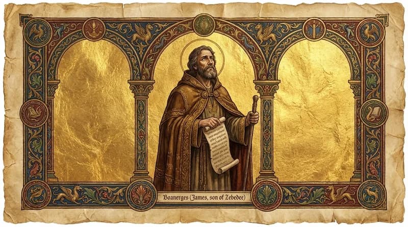 Ilustração do personagem bíblico Boanerges