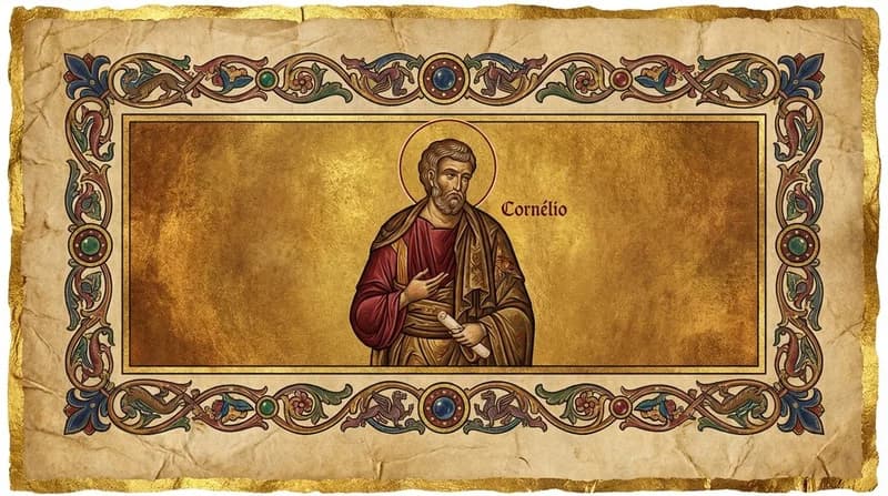 Ilustração do personagem bíblico Cornélio