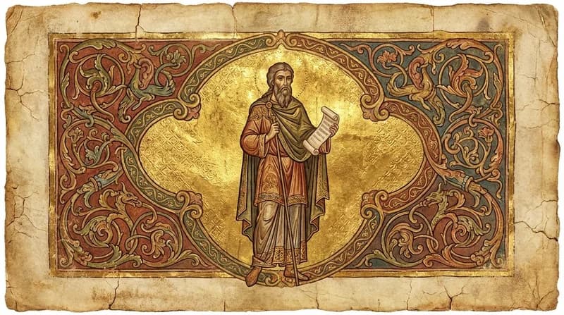 Ilustração do personagem bíblico Coz