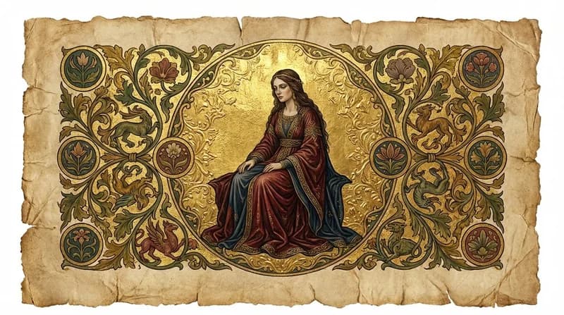 Ilustração do personagem bíblico Dalila