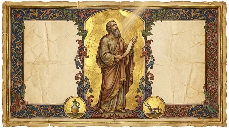 Ilustração do personagem bíblico Elisá