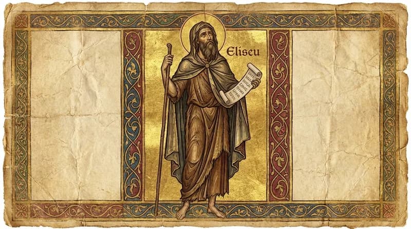 Ilustração do personagem bíblico Eliseu