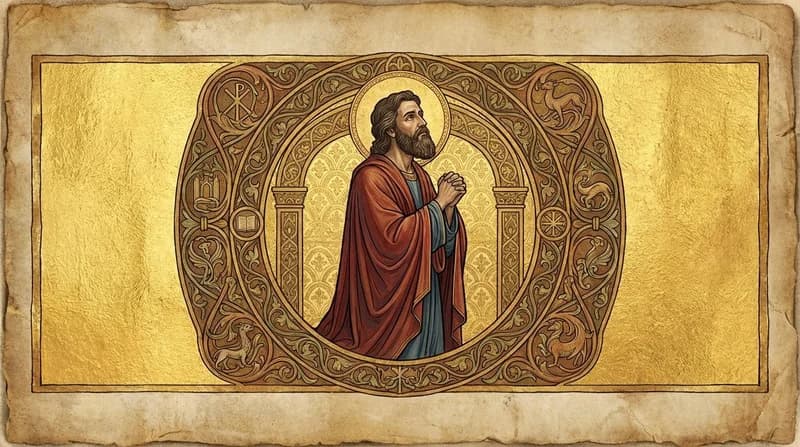 Ilustração do personagem bíblico Elzeário