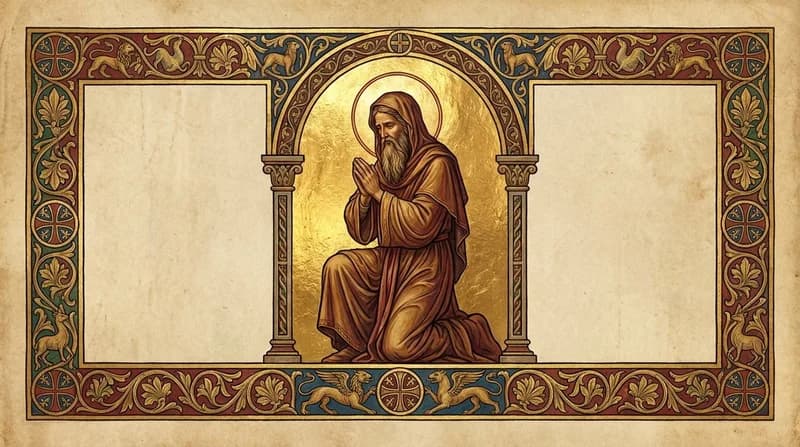 Ilustração do personagem bíblico Enos