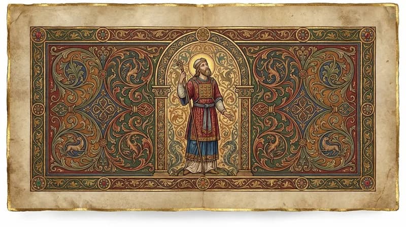 Ilustração do personagem bíblico Fineias