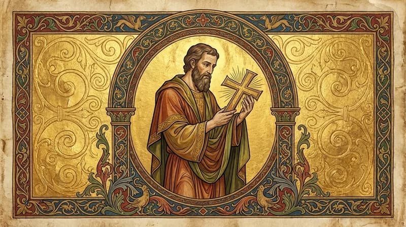 Ilustração do personagem bíblico Gaio