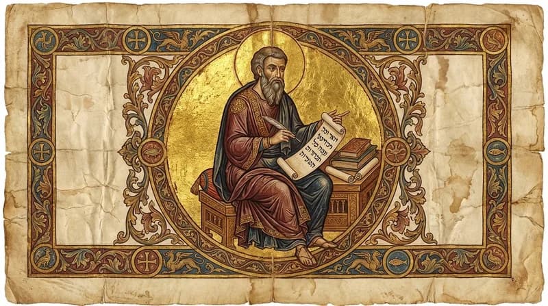 Ilustração do personagem bíblico Gamaliel