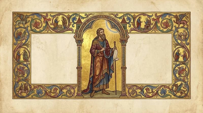 Ilustração do personagem bíblico Geazi