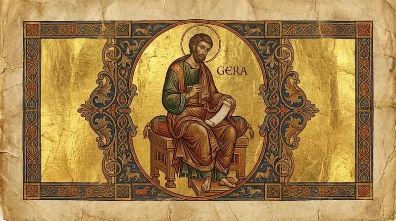 Ilustração do personagem bíblico Gera