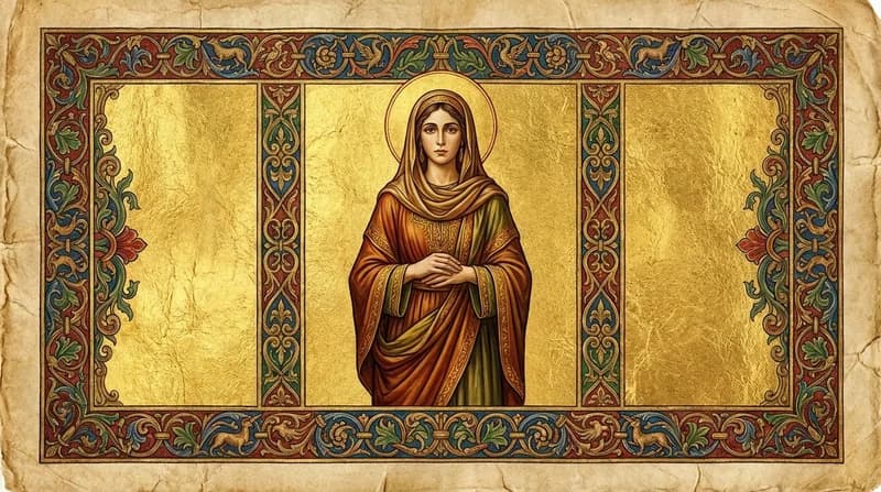 Ilustração do personagem bíblico Hadassa