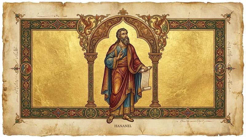 Ilustração do personagem bíblico Hananel