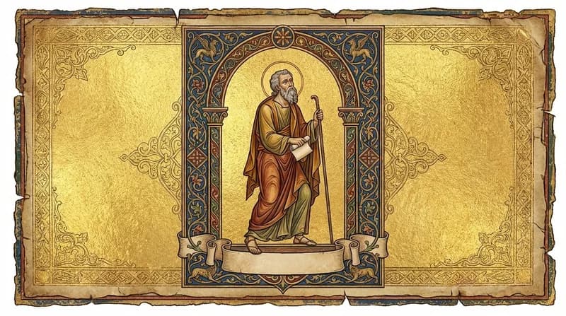 Ilustração do personagem bíblico Hermas