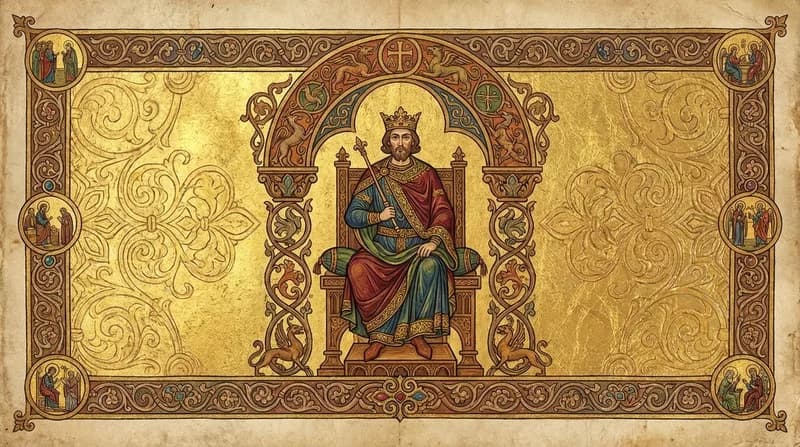 Ilustração do personagem bíblico Husão