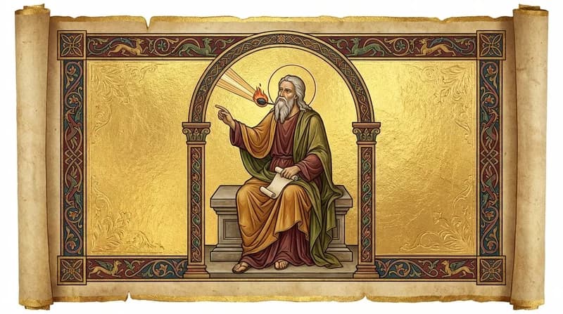 Ilustração do personagem bíblico Isaías