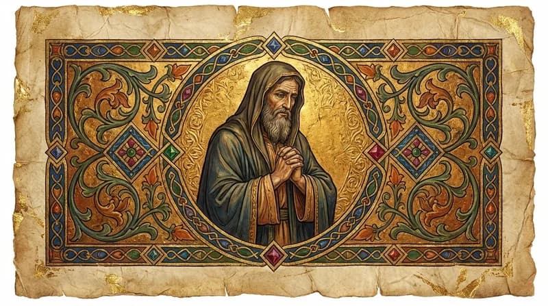 Ilustração do personagem bíblico Itiel