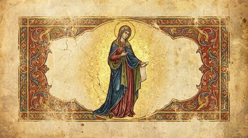 Ilustração do personagem bíblico Jacquelina