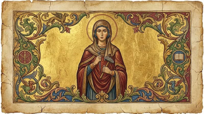 Ilustração do personagem bíblico Jael