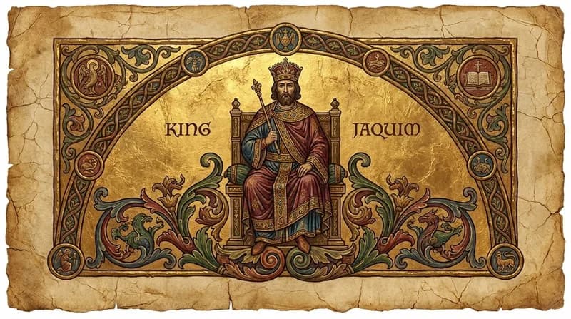 Ilustração do personagem bíblico Jaquim