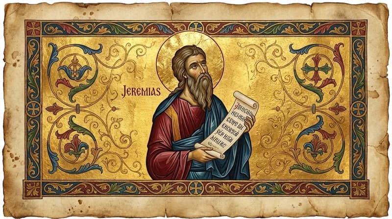 Ilustração do personagem bíblico Jeremias