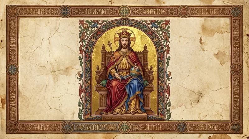 Ilustração do personagem bíblico Jesus