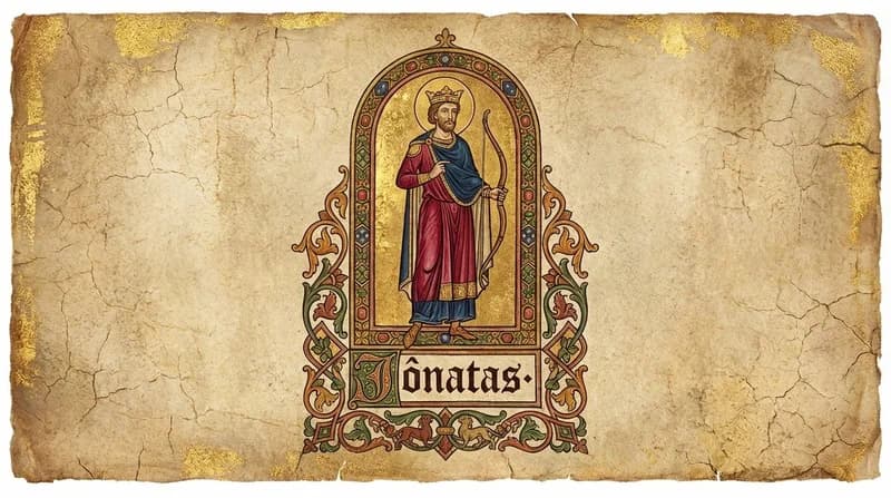 Ilustração do personagem bíblico Jônatas