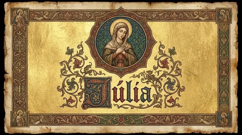 Ilustração do personagem bíblico Júlia