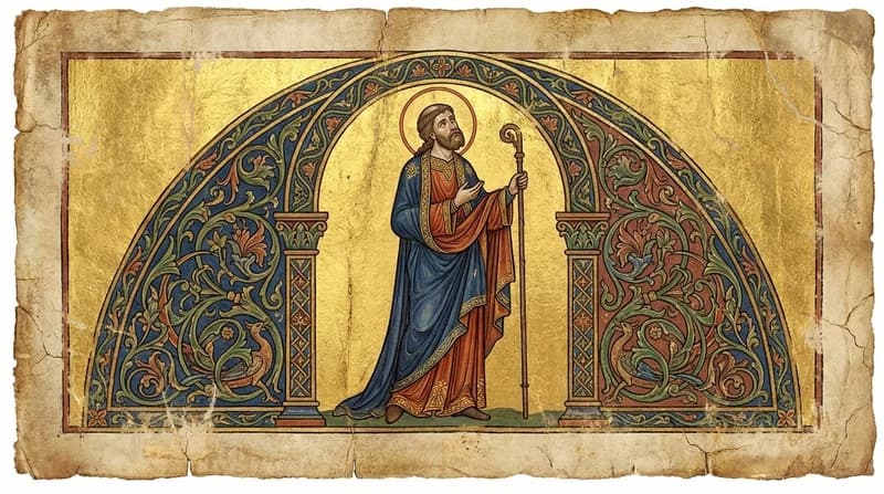 Ilustração do personagem bíblico Mael