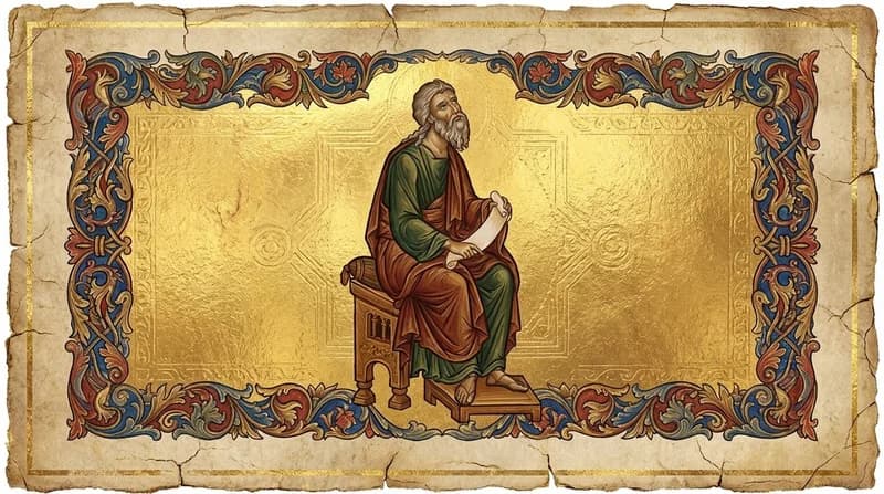 Ilustração do personagem bíblico Malalel