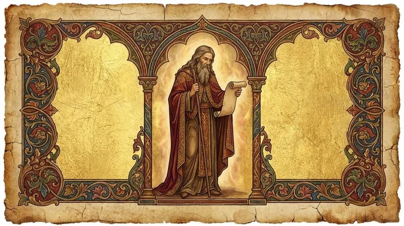 Ilustração do personagem bíblico Milca