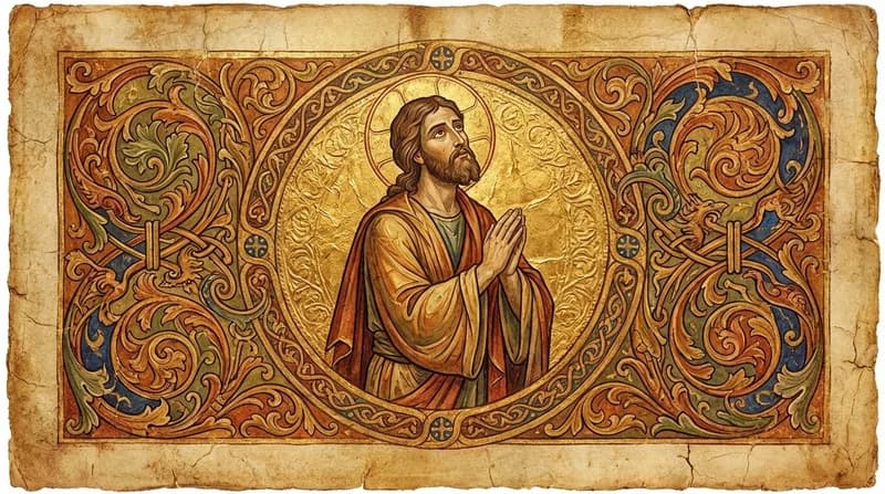 Ilustração do personagem bíblico Natanael