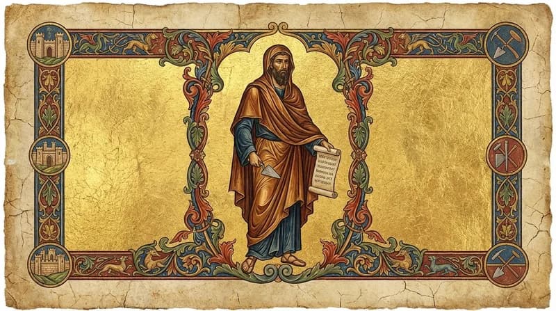 Ilustração do personagem bíblico Neemias