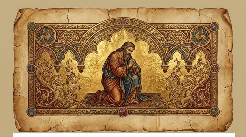 Ilustração do personagem bíblico Oade