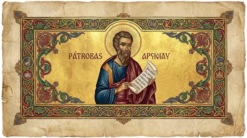 Ilustração do personagem bíblico Pátrobas