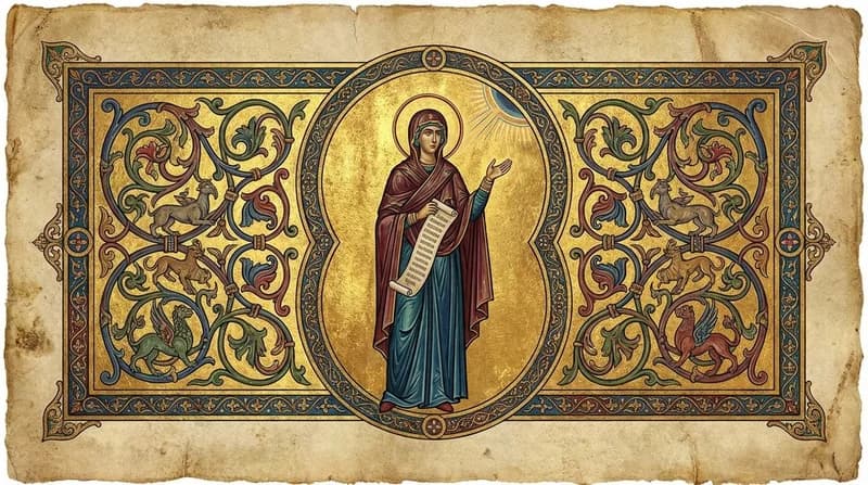 Ilustração do personagem bíblico Penina