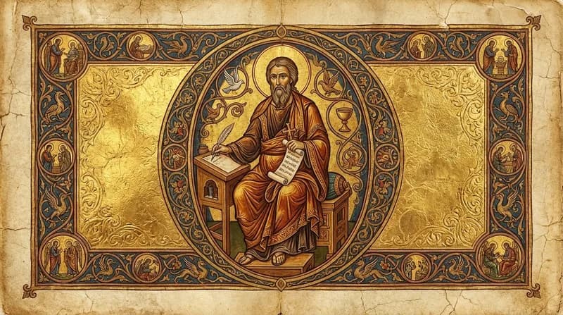 Ilustração do personagem bíblico Tabi