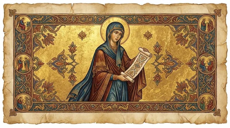 Ilustração do personagem bíblico Tarsila