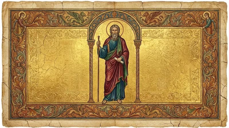 Ilustração do personagem bíblico Uzi