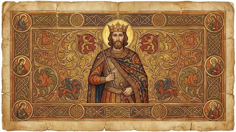 Ilustração do personagem bíblico Uzias