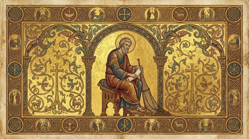 Ilustração do personagem bíblico Zebedeu